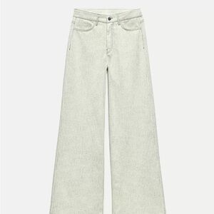Worn once Zara Striped Wide-Leg Pants